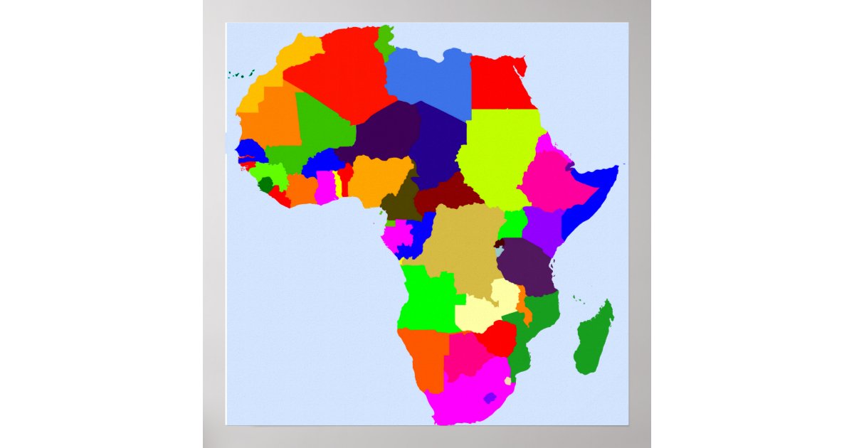 blank africa map