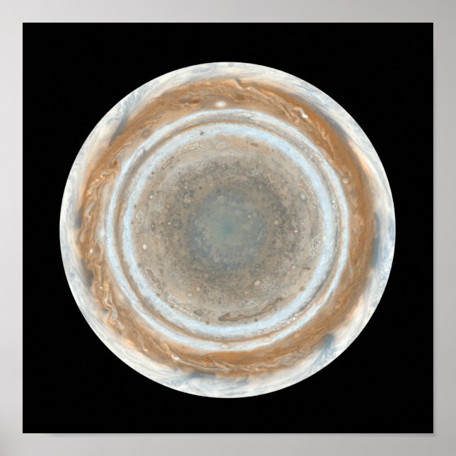 Color map of Jupiter Poster (Front)