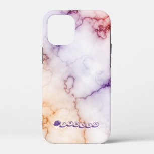 Color Marble Pattern Personalization iPhone 12 Mini Case