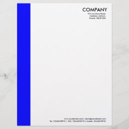 Color Margin - Blue Letterhead
