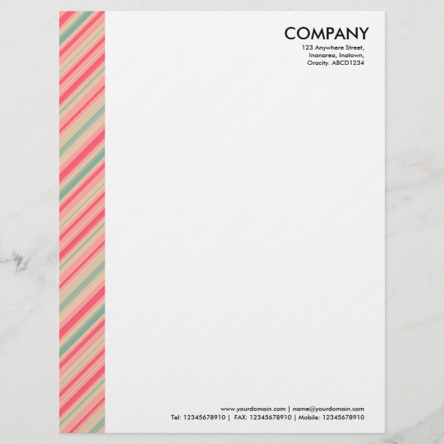 Color Margin - Stripes 310515 (010) Letterhead (Front)