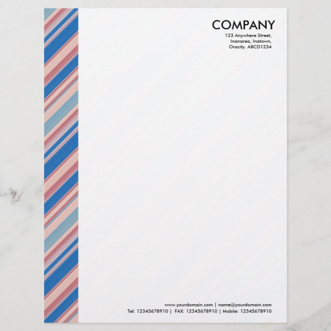 Color Margin - Stripes 310515 (011) Letterhead (Front)