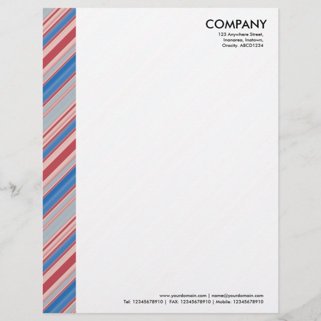 Color Margin - Stripes 310515 (013) Letterhead (Front)