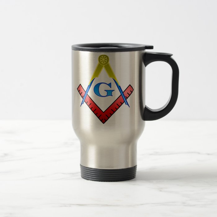 Color Masonic Travel Mug