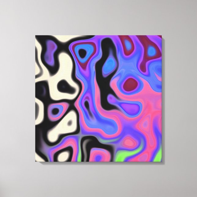 Color match groovy  Abstract 4.4 Canvas Print (Front)