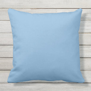 Solid Pastel Blue Outdoor Pillows Cushions Zazzle Pastel Blue Outdoor Pillows Cushions