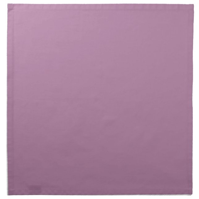 color mauve cloth napkin (Front)