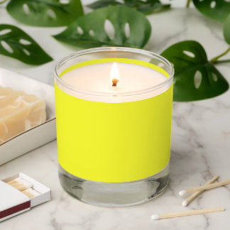 color maximum yellow scented candle
