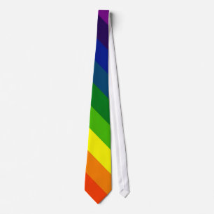 COLOR ME A RAINBOW (a colorful striped design) ~ Neck Tie