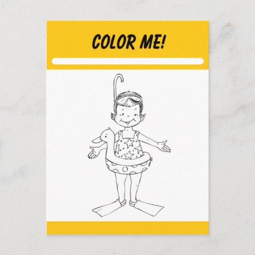 Color Me Activity Card