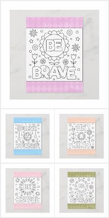 Color Me Activity Cards