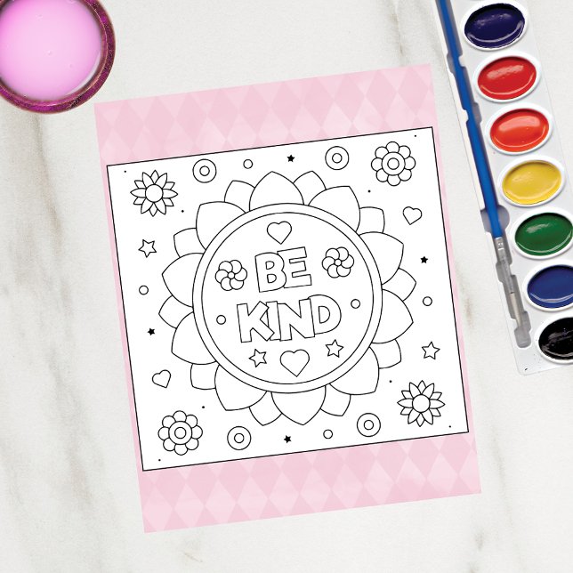 Color Me Be Kind Flower Inspire Activity Cards (Creator Uploaded)