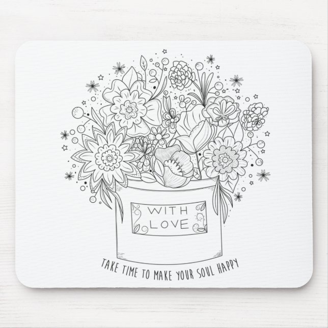 Color Me beautiful Mouse Pad (Front)