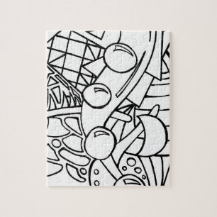 Color Me Black and White One Jigsaw Puzzle