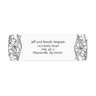 Color Me Black and White One Label