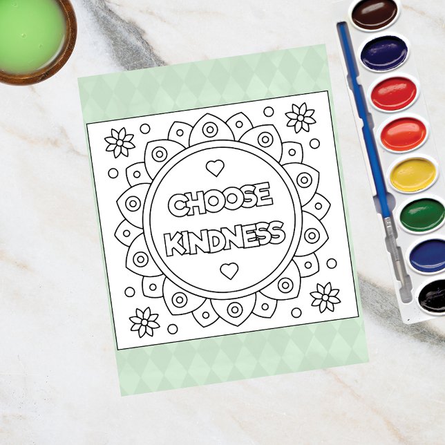 Color Me Choose Kindness | Activity Cards (Creator Uploaded)