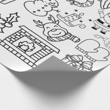 Color Me - Christmas Wrapping Paper