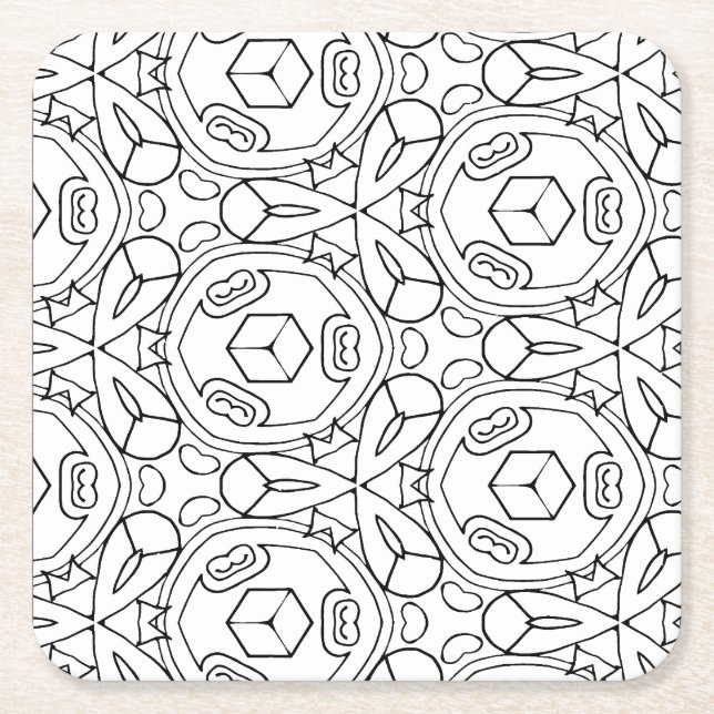 color me cubes coaster (Front)