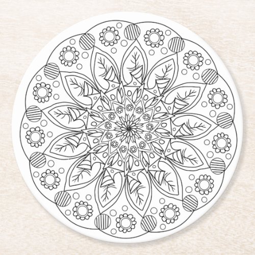 color me daisy flower coaster