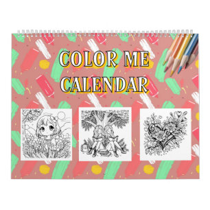 Color Me Fun Adult Coloring Calendar