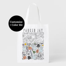 Color Me | Halloween Trick Or Treat Bag