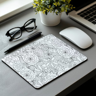 Color Me In B4 Giving Posey•Custom Mouse Pad