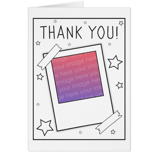 color me in thank you stars (Front)