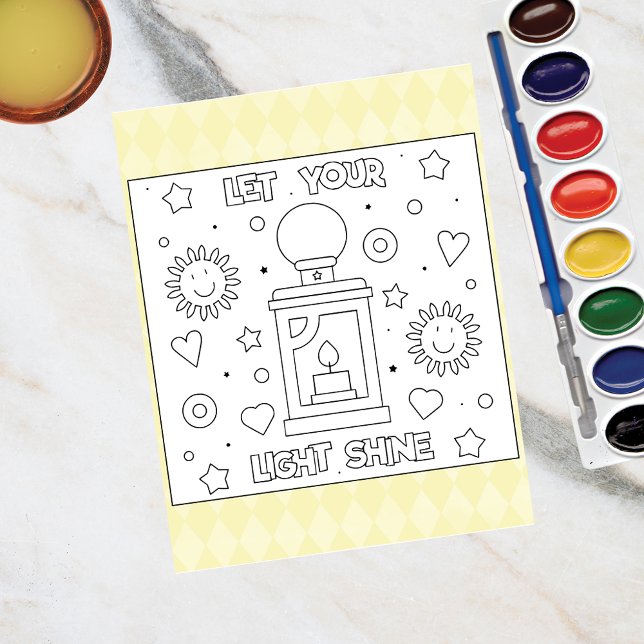 Color Me Let Your Light Shine | Activity Cards (Creator Uploaded)