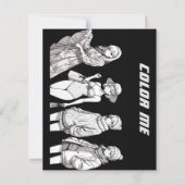 Color Me Page for Kids | fashion girls (Front)