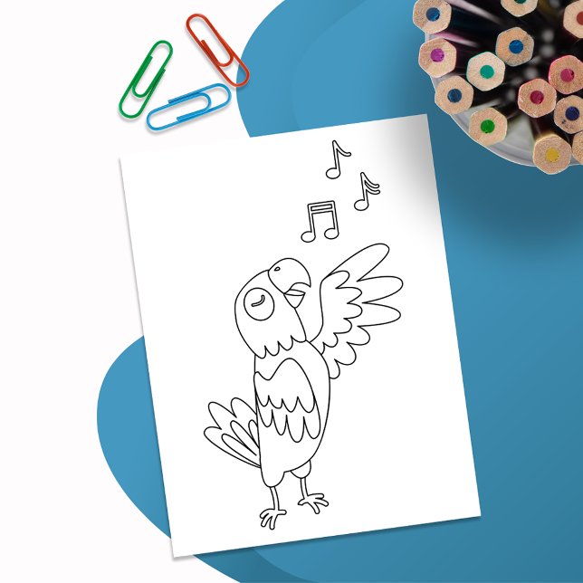 Color Me Parrot Sings | Activity Cards (Creator Uploaded)