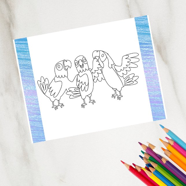 Color Me Parrot With Friends | Activity Cards (Creator Uploaded)