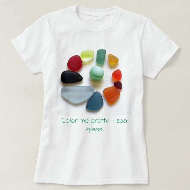 Color me pretty - sea glass T-Shirt (Design Front)