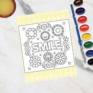 Color Me Smile   Inspirational Activity Cards