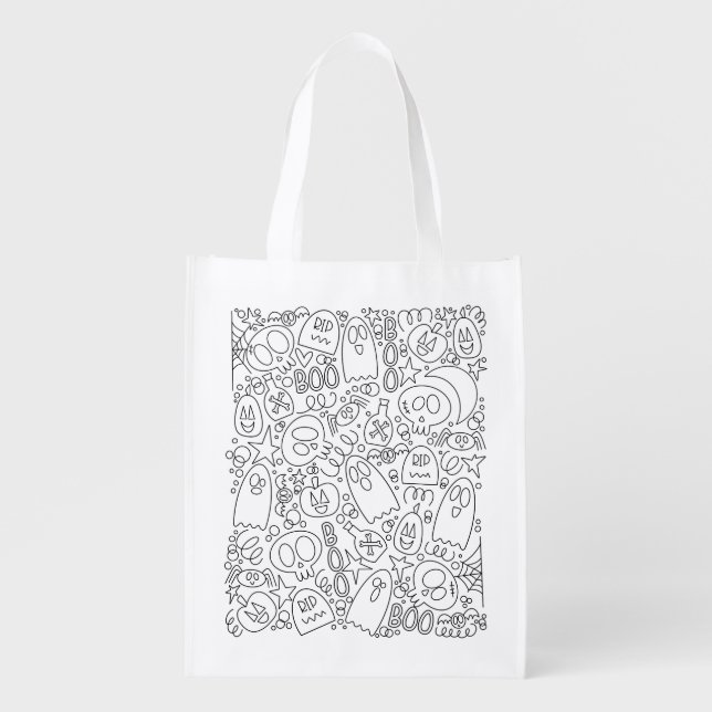 Color Me Spooky Treat Bag (Front)