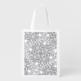 Color Me Sweet Treats Grocery Bag