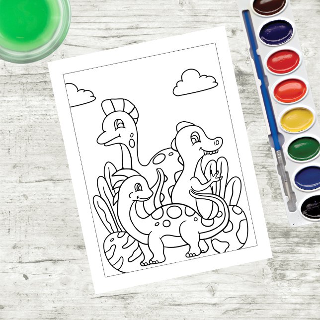 Color Me Young Dinosaurs | Activity Cards (Creator Uploaded)