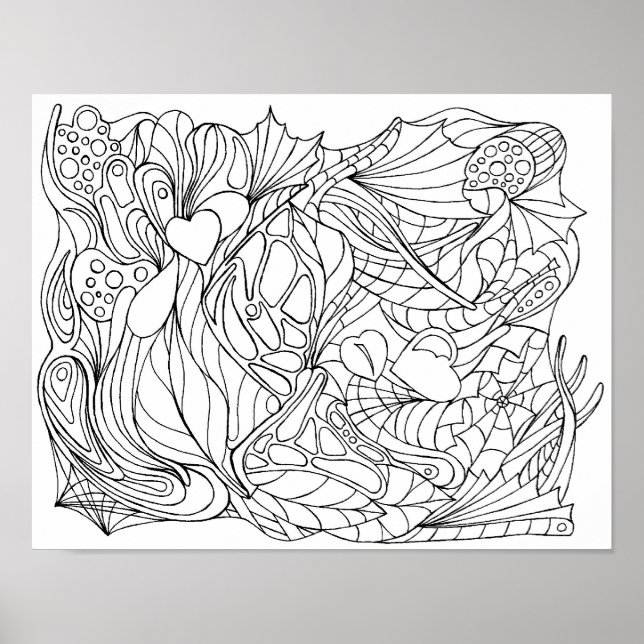 *Color-Me Zen 9 Poster (Front)