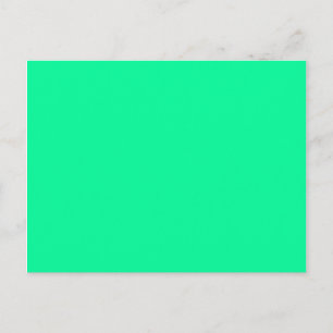 color medium spring green postcard