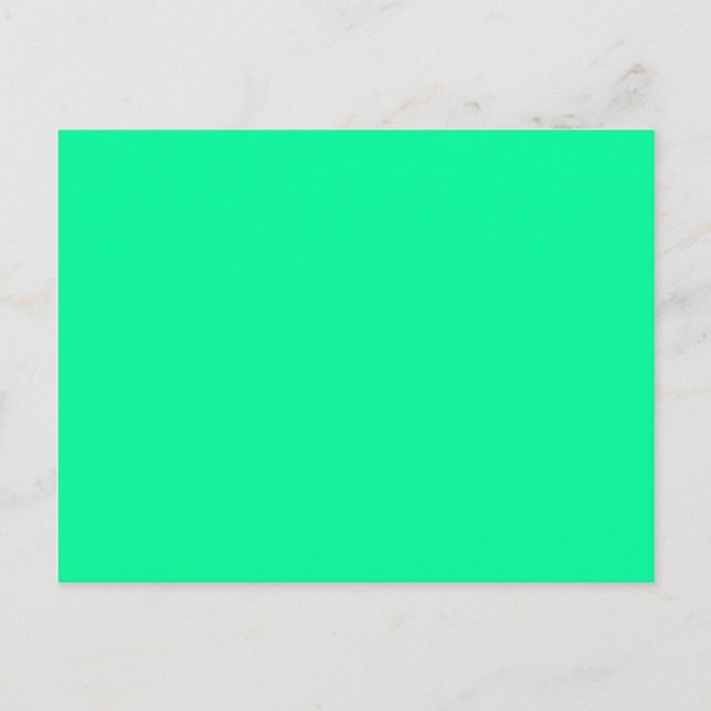 color medium spring green postcard (Front)