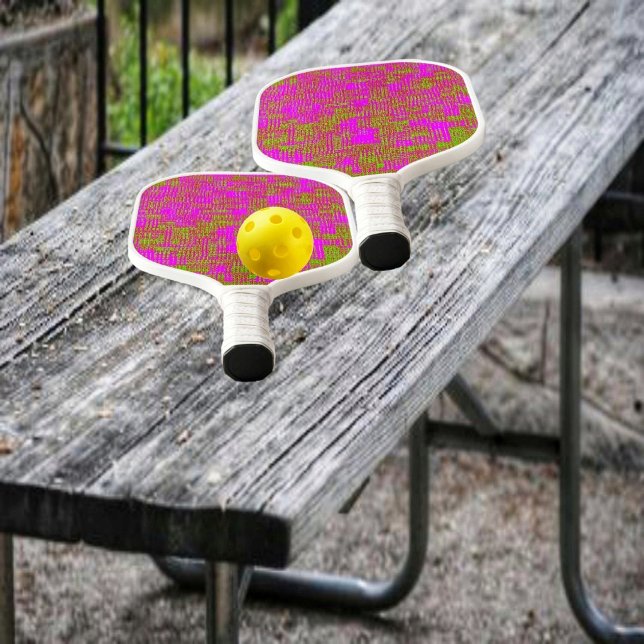 Color Medley Pickleball Paddle (Color Medley is a good name for this vivid pattern of colors!)