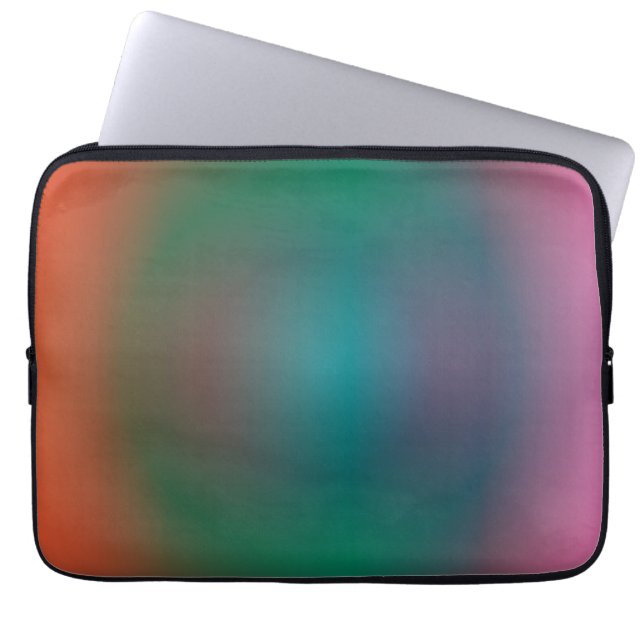 color mirage  laptop sleeve (Front)