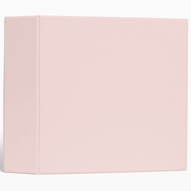 color misty rose 3 ring binder (Front/Spine)