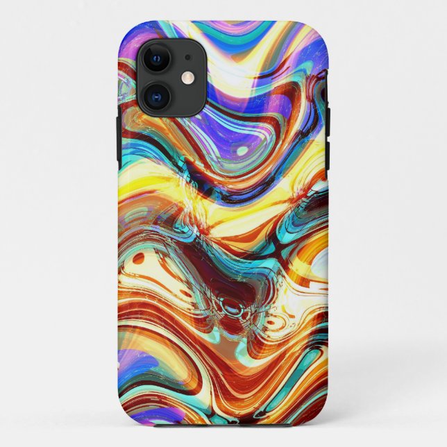 Color Mix 02 iPhone Case (Back)