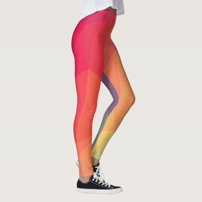 Color mosaic leggings (Right)