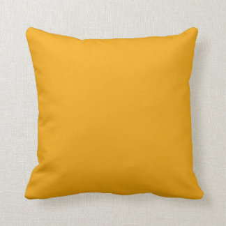 Color Mustard Throw Pillow