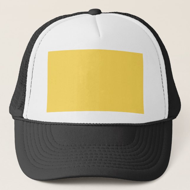color mustard trucker hat (Front)