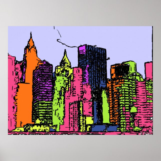 Color My City Poster (Front)