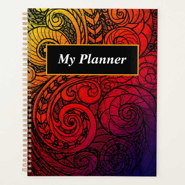 Color My Days Doodle Planner (Front)