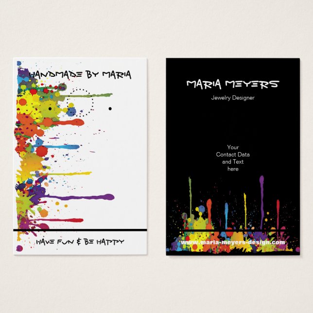 Color My Life Splashes 2 (Front & Back)