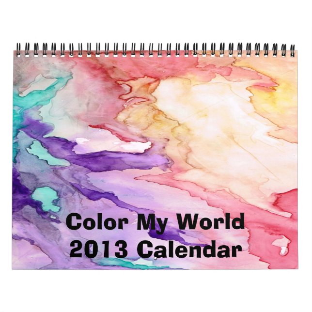 Color My World 2016 Calendar (Cover)